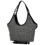 Stylová dámská kabelka na rameno Alfréda, černá