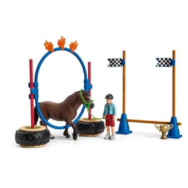 Schleich 42482 Závod v agility pro poníky