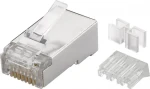 PremiumCord Konektor RJ 45 stíněný, CAT6A, AWG 24-26 8592220018658