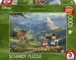 SCHMIDT Puzzle Mickey Minnie v Alpách