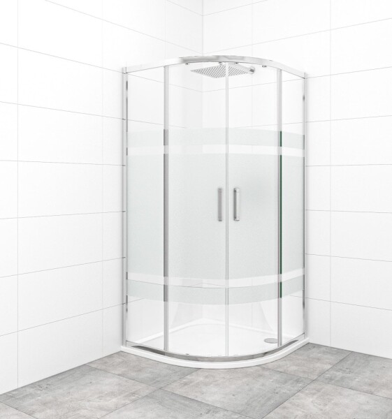 Sprchový kout čtvrtkruh 90x90 cm SAT TEX SATBKTEXS90CRS SATBKTEXS90CRS