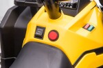 Mamido Dětská elektrická čtyřkolka ATV Power 4x4 žlutá