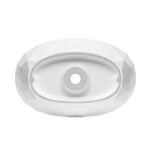Umyvadlo na desku SAT Meda 56x37 cm bez otvoru pro baterii SATME5637 SATME5637