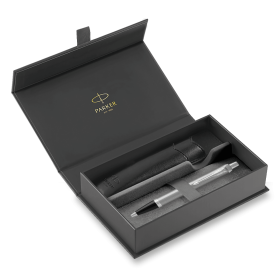 Parker IM Essential Stainless Steel CT - kuličkové pero v dárkové kazetě s pouzdrem