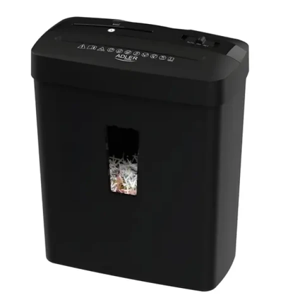 Adler AD 1037 černá / Skartovač / P-4 / 13 l / 200 W / CD a kreditní karty (AD 1037b)