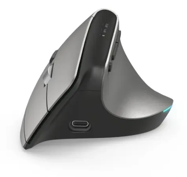 Hama EMW-700 šedá / Vertikální myš / Bezdrátová / Bluetooth 4.2 / Nabíjecí / 8 tlačítek (182691)