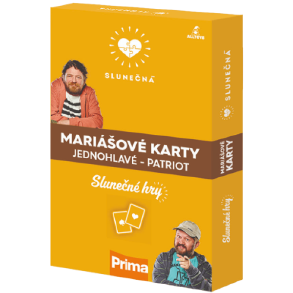 Slunečná: Mariášové karty jednohlavé - Alltoys