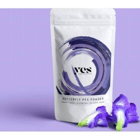 Přírodní barvivo fialové Yes Superfood Motýlí hrachový květ (80 g)
