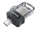 SanDisk Ultra Dual 32GBšedá / Flash Disk / 32GB / USB 3.0 (A microUSB) / rychlost až 150MBs (SDDD3-032G-G46)