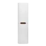 Koupelnová skříňka vysoká SAT Fusion 40x149x33 cm bílá mat SATFUSIONV40W SATFUSIONV40W