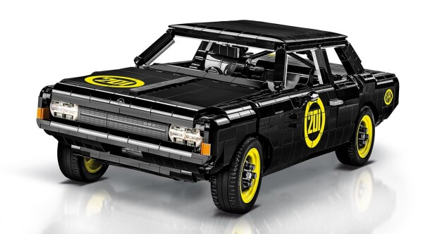 COBI 24333 Opel Rekord C Schwarze Witwe, 1:12, 1850 k