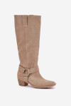 Kozačky na podpatku model 203901 Step in style 40