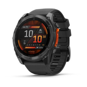 Garmin fenix 8 51mm AMOLED černá / Chytré hodinky / GPS / 1.4" d. displej / mapy / BT / WiFi / voděodolné (010-02905-00)