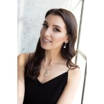 Stříbrné náušnice s řiční perlou Rebecca, stříbro 925/1000, Bílá