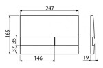 ALCADRAIN Sádromodul - předstěnový instalační systém s bílým tlačítkem M1710 + WC bez oplachového kruhu Edge + SEDÁTKO AM101/1120 M1710 EG1