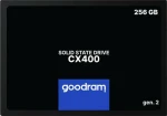 GOODRAM CX400 Gen.2 256GB / 2.5 / SATA III / 3D-NAND TLC / R: 550MBs / W: 480MBs / MTBF: 2mil (SSDPR-CX400-256-G2)