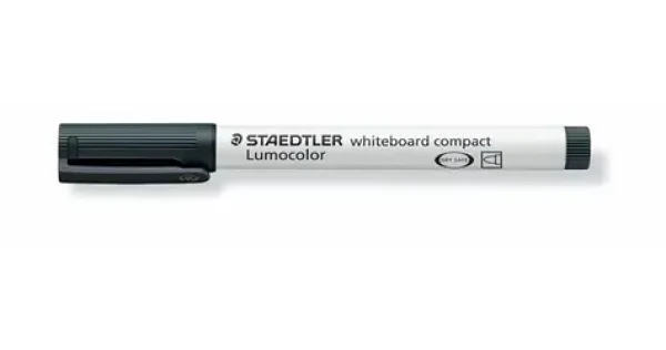 Staedtler Lumocolor černá / Popisovač na bílou tabuli / šíře stopy 1-2 mm (341-9)