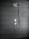 HANSGROHE - Shower Select Uzavírací a přepínací ventil pod omítku pro 3 spotřebiče, chrom 15745000