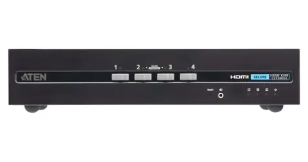 ATEN 4-Port USB 4K HDMI Secure / KVM switch / 4K UHD / Dual Display / 8x HDMI / USB (CS1144H4-AT-G)