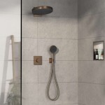 HANSGROHE - ShowerSelect Comfort Termostatická baterie pod omítku, pro 2 spotřebiče, kartáčovaný bronz 15572140