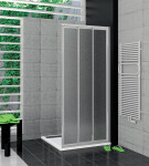 SanSwiss TOE3D 0750 01 22 Pravý díl sprchového koutu 75 cm, matný elox/durlux
