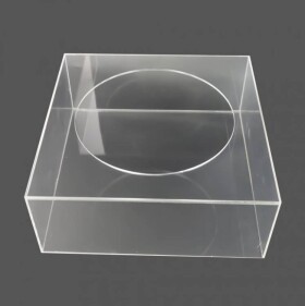 Cake Star Cake Star Akrylový plnitelný hranatý stojan na dort/mezipatro (20 x 20 x 10 cm)