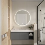 Erga Sofia, kulaté LED zrcadlo 100cm, 2415 lm, 3 barvy světla, ERG-V01-207-1010