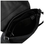 Stylová dámská koženková crossbody kabelka Katerina, černá