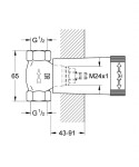 GROHE - Příslušenství Spodní díl podomítkového ventilu 29032000