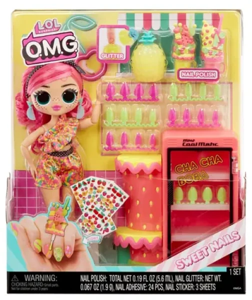 MGA L.O.L. Surprise! OMG Nehtové studio s panenkou - Pinky Pops Fruit Shop