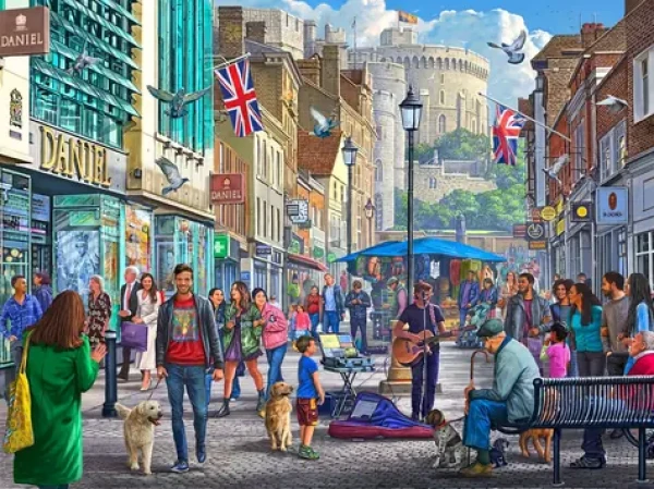 GIBSONS Puzzle Prohlídka hradu Windsor