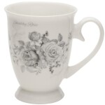 Porcelánový hrníček na nožce Shabby Rose 320ml
