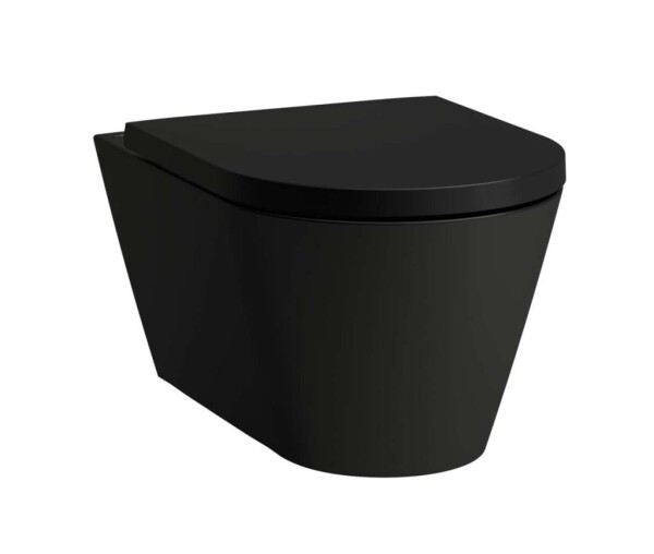 Laufen - Kartell Závěsné WC, Rimless, matná černá H8213317160001