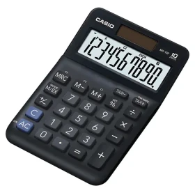 CASIO MS 10 F černá / Stolní kalkulačka s výpočtem DPH / desetimístná (MS 10 F)