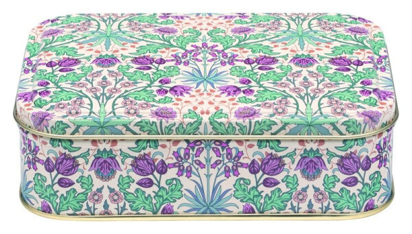 Plechovká obdelníková malá Arts Crafts - Hyacinth