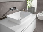 VILLEROY & BOCH - Venticello Umyvadlo 55x36 cm, s přepadem, bez otvoru pro baterii, CeramicPlus, alpská bílá 411355R1