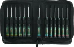 BOSCH 1600A02Z9N / Sada šroubováků / 13 ks / SL, PH, TX, HEX / Magnetické hroty / Taška se zipem (1600A02Z9N)