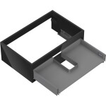 MEXEN - Box-A skříňka pro umyvadlo 70, 1 šuplík, černá lesk 91AX0-0700-235-1-70