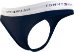 Dámská tanga THONG UW0UW03835 DW5 tm. modré Tommy Hilfiger