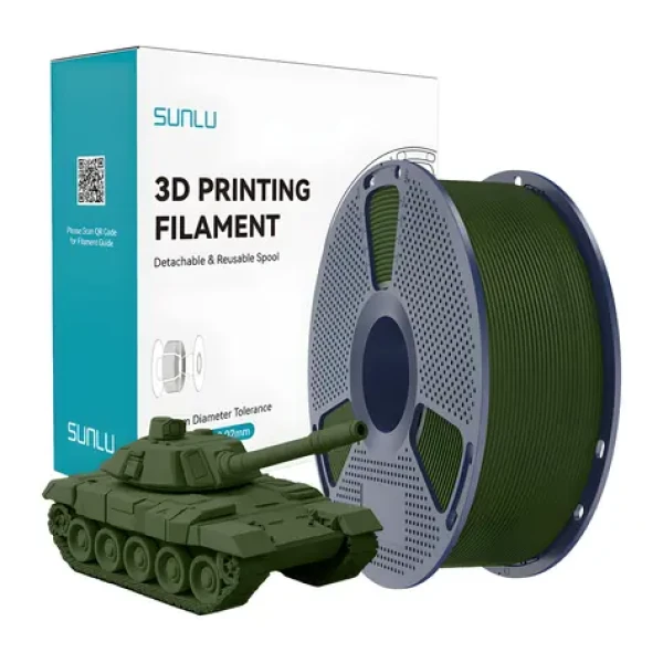 Sunlu PLA+ High-Speed olivová / Tisková struna / PLA+ / 1,75 mm / 1 kg (PLA+ H-S OG)