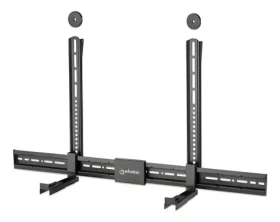 Manhattan Univerzální držák pro soundbar černá / Držák / na zeď i VESA / nosnost 15 kg / nastavitelný (461849)
