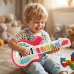 Playgo elektrická kytara dotyková 34,5x18x4,5 cm, PLAYGO, W037792