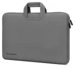 Wozinsky WNT-17G šedá / Taška na notebook / 17.3" / Neoprenové výsuvné držadlo
