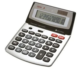 Genie 560 T / Kalkulačka / Stolní / 12místný displej / solární a bateriové napájení / sklopný displej (10270)
