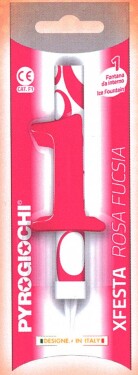 Dortová fontána číslo 1 růžová Pyrogiochi Dortová fontána číslo 1 růžová Pyrogiochi