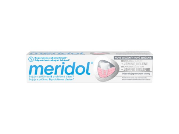 Meridol® Gum Protection & Gentle White zubní pasta pro ochranu dásní a jemné bělení 75 ml
