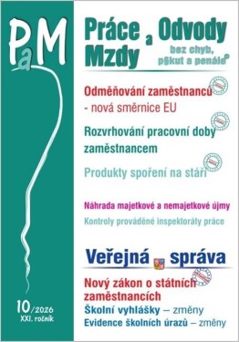 PaM 10/2026 Odměňování zaměstnanců – změny podle nové směrnice EU - Ladislav Jouza