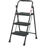 Lamart Eurostep Schůdky 3 stupně 150kg černá / ocel (8590669373543)