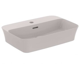 IDEAL STANDARD - Ipalyss Umyvadlo na desku, 55x38 cm, s přepadem, otvor pro baterii, Concrete E2077V9