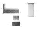 Boxspring Arco 90 Rozměr: 90 x 210 cm, látka: Monolith 29